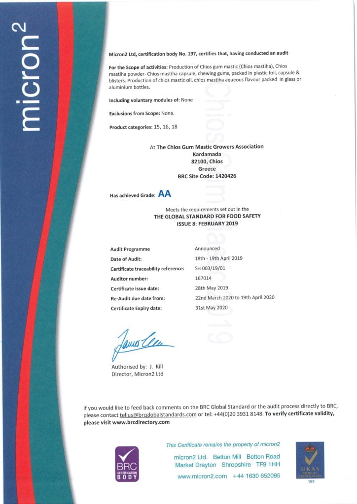 certifikat proizvajalci