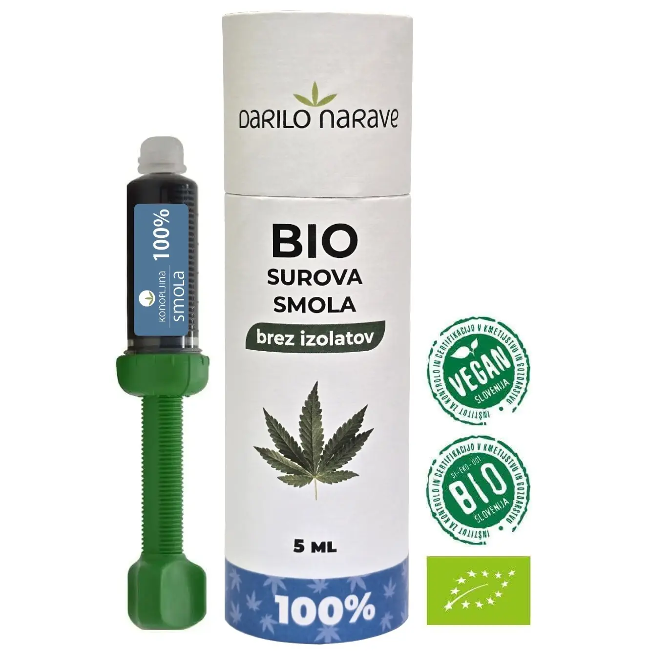 Darilo narave BIO konopljina smola 100% CBG