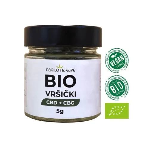 Akcija 37 BIO konopljini CBD + CBG vršički 5g